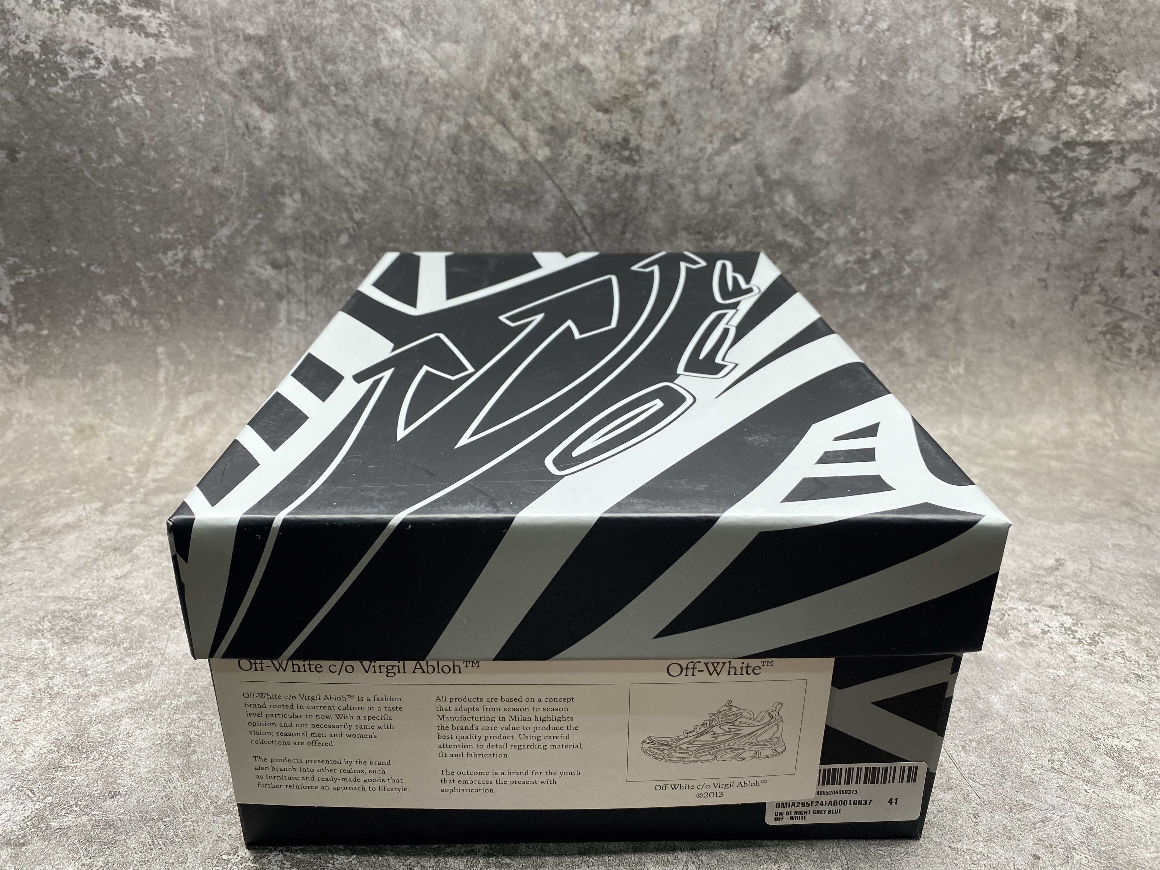 UA Off-White "BE RIGHT BACK"
