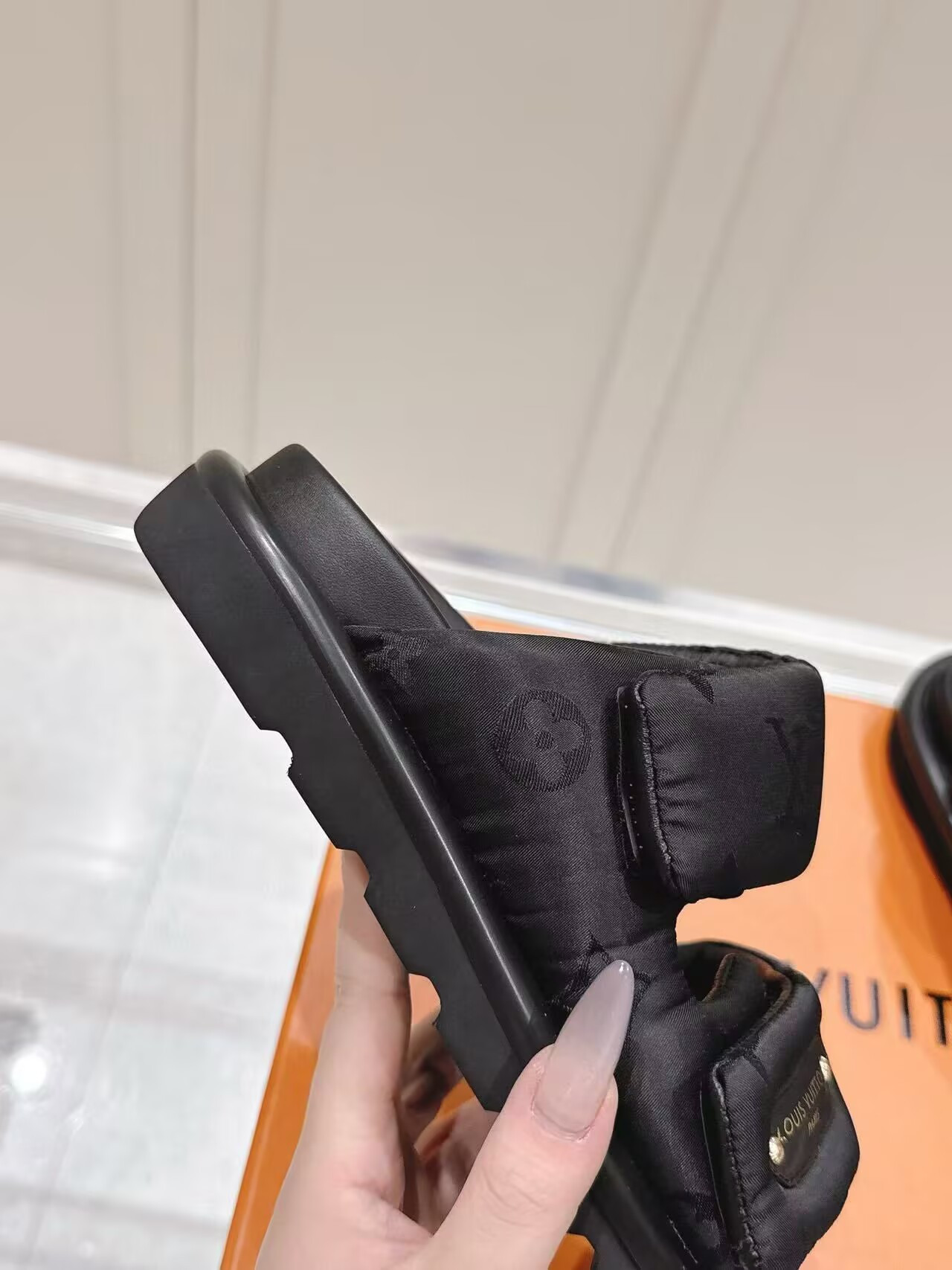 UA LV Pool Pillow Mules