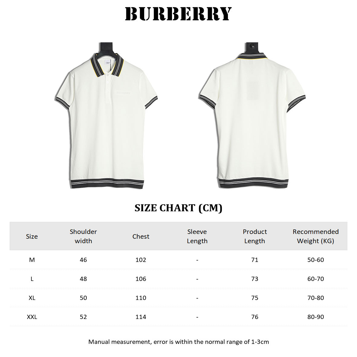 B**rry 25ss short-sleeved polo shirt