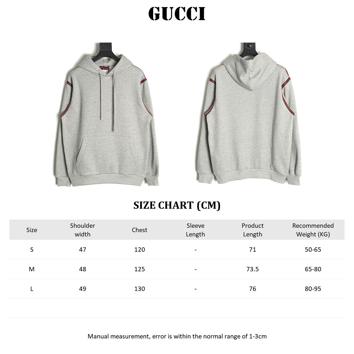 G*u*i guc fleece-lined hoodies suit