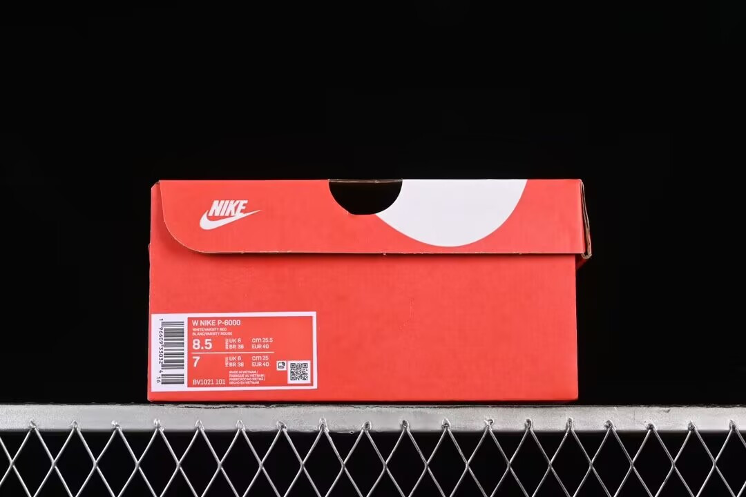 UA Nike P-6000 White Gold Red