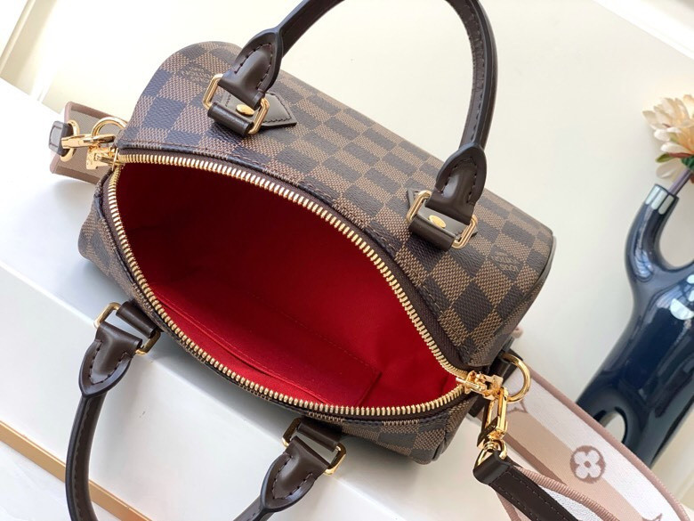LV Speedy Bandoulière 20 N40489 8.1 x 5.3 x 4.7 inches