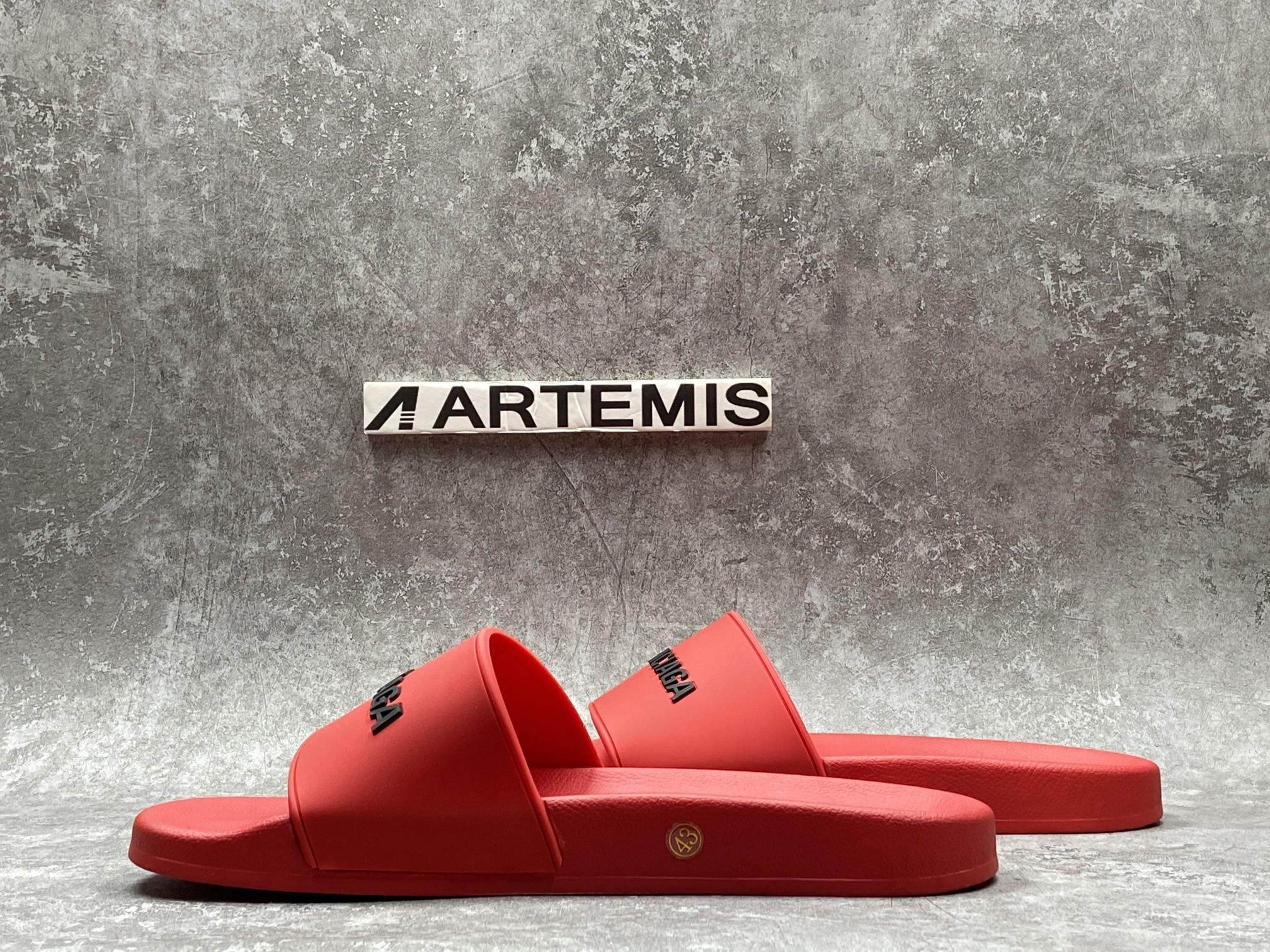 Balenciga Pool Slide Red