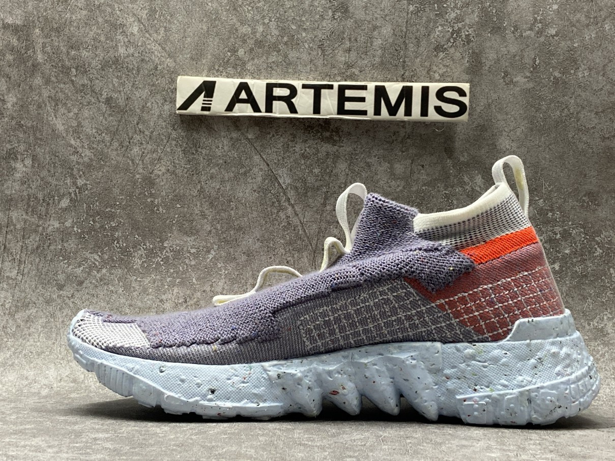 Nike Space Hippie 02 Vast Grey Hyper Crimson