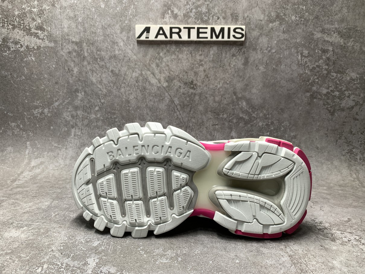 Balenciga Wmns Track Sneaker White Fluo Pink