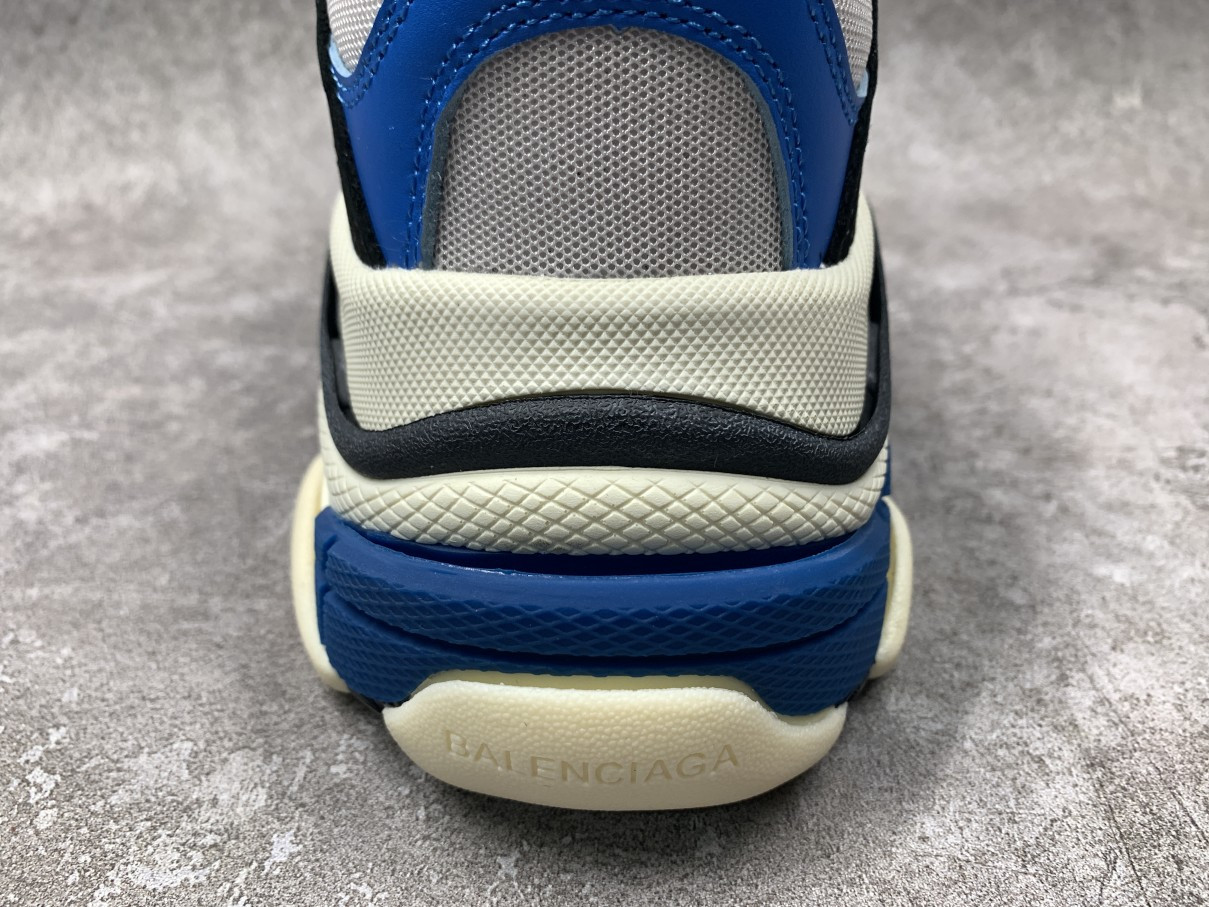 Balenciga Triple S Sneaker Black Blue White