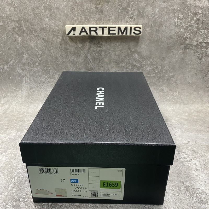 Ch*el 22p trainer white red