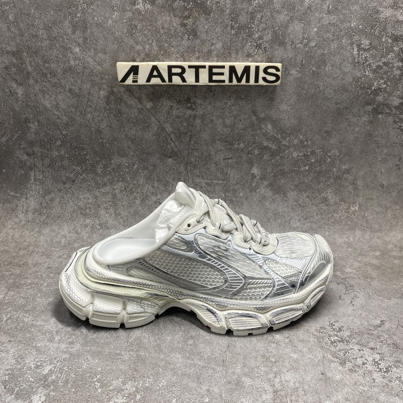 Balenciga 3XL Mule Sneakers in White