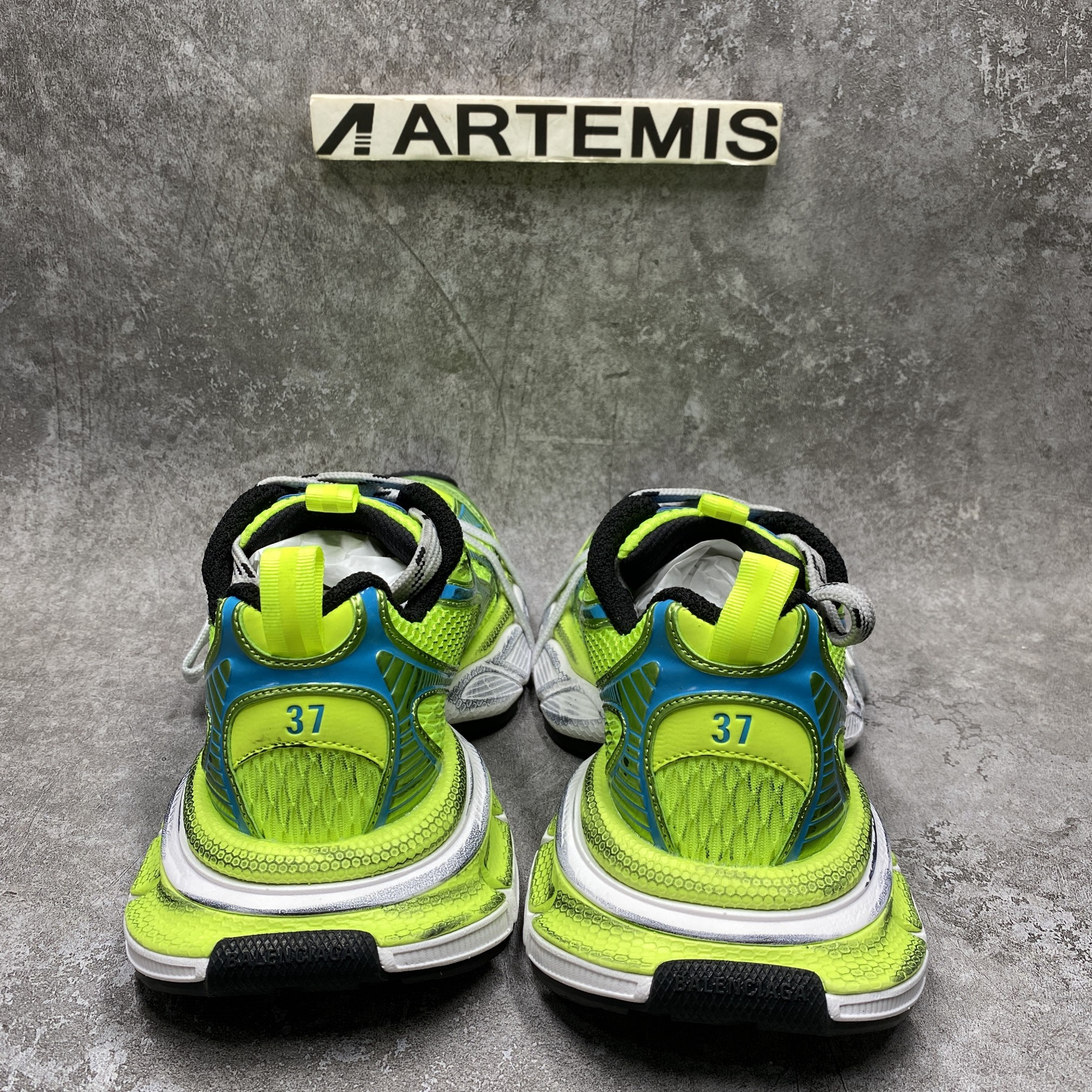 Balenciga 3XL Sneaker Worn Out Fluo Yellow