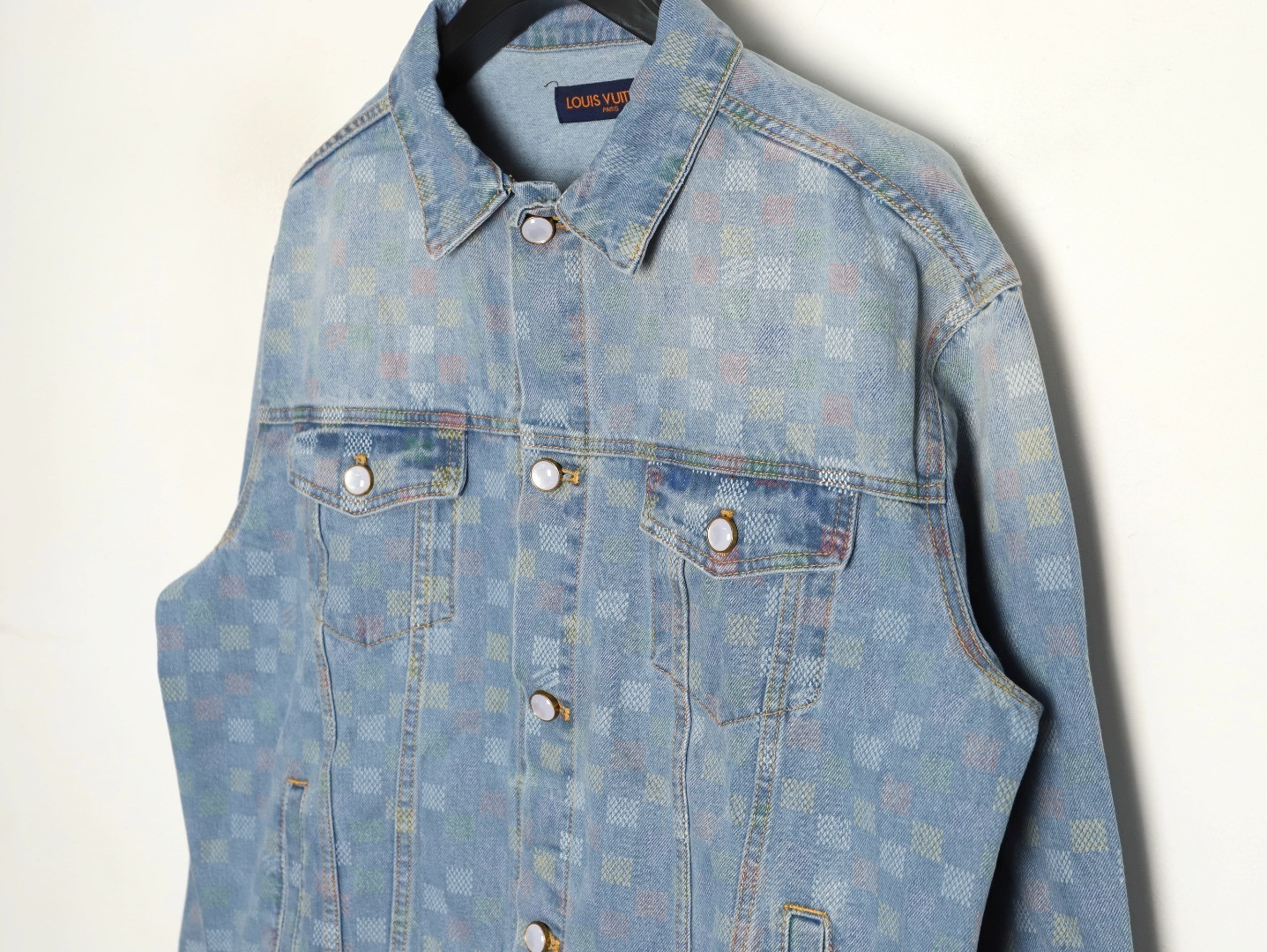 l0*is V*t0n 25fw denim jacket suit
