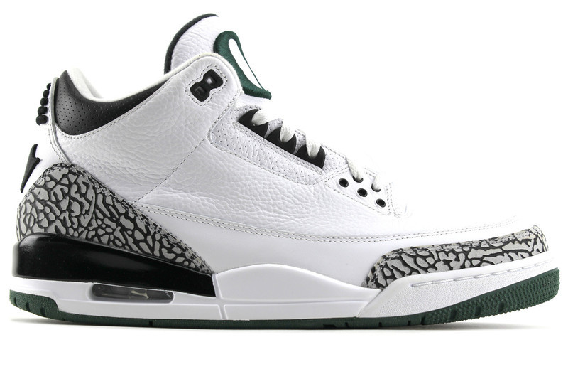 Air Jordan 3 Retro Oregon Ducks Pit Crew White