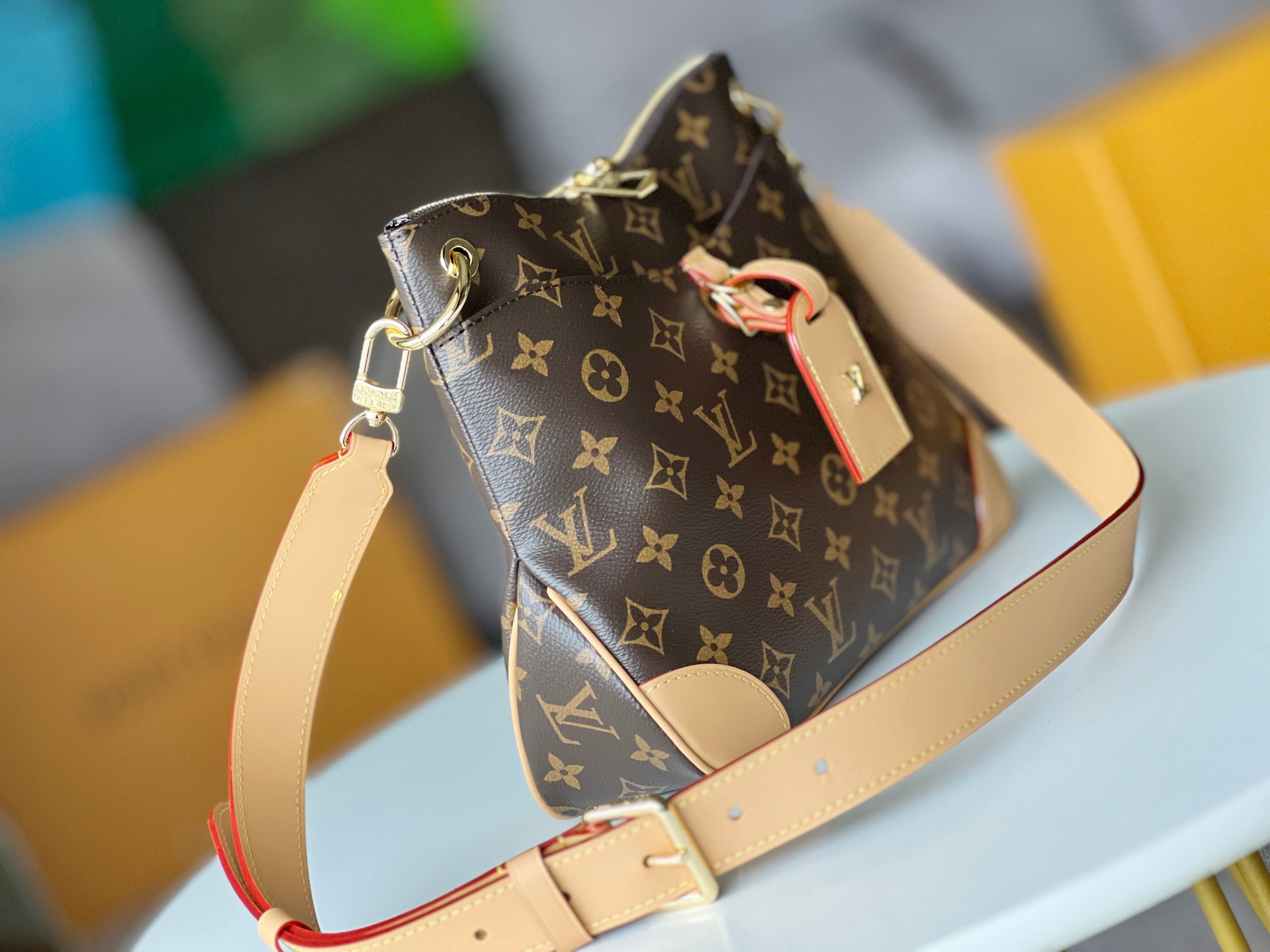 LV Odéon PM M45354 9.4x8.7x3.1 inches