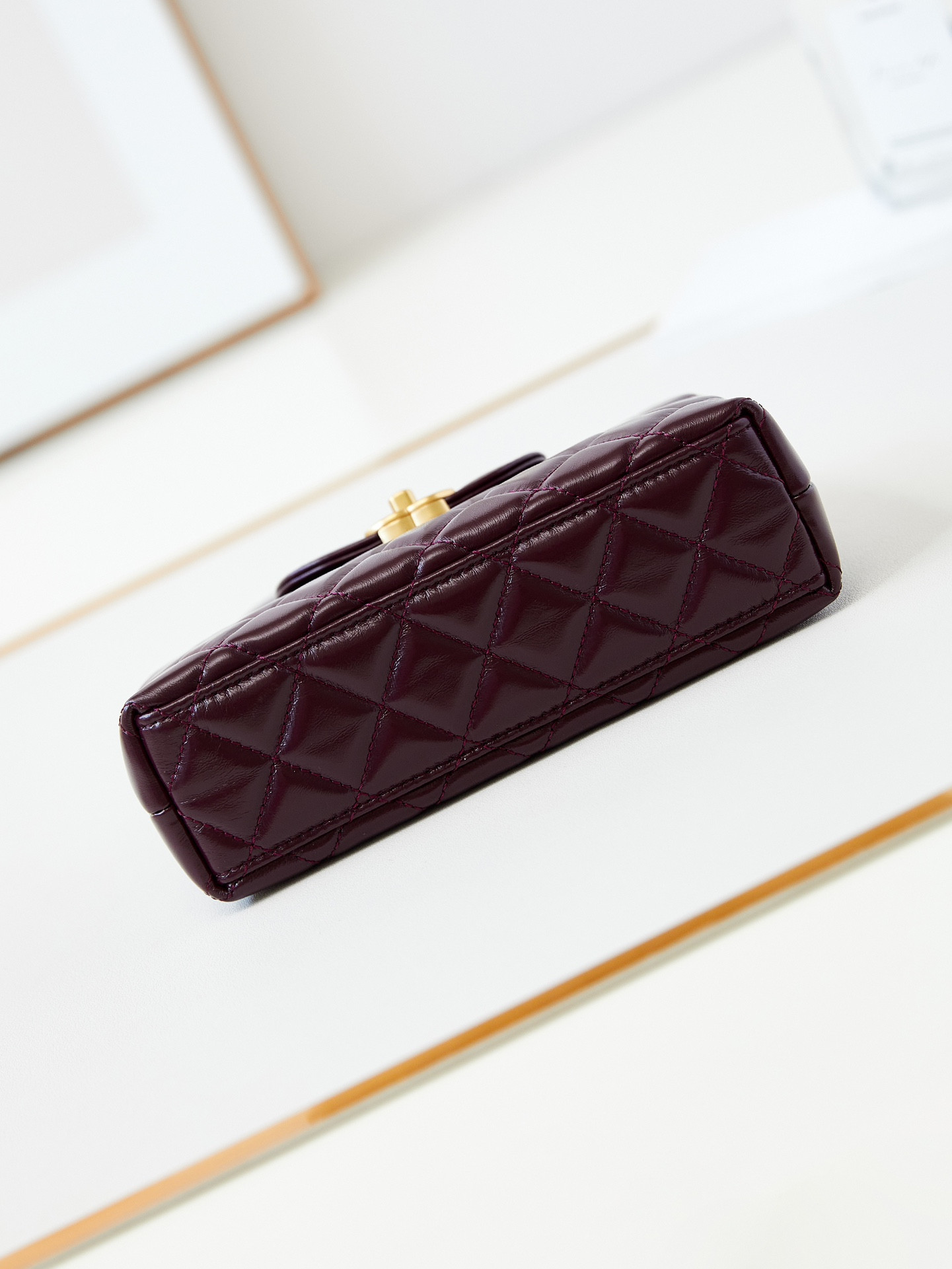 Ch*el 23k kelly 19x13x7cm