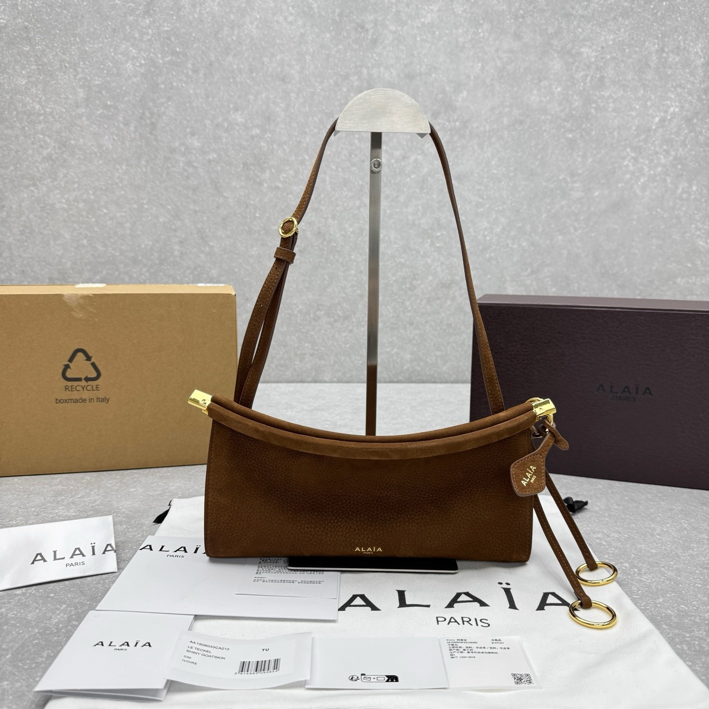 ALAÏA LE CLICK EAST WEST SMALL BAG 25x12.5x7cm