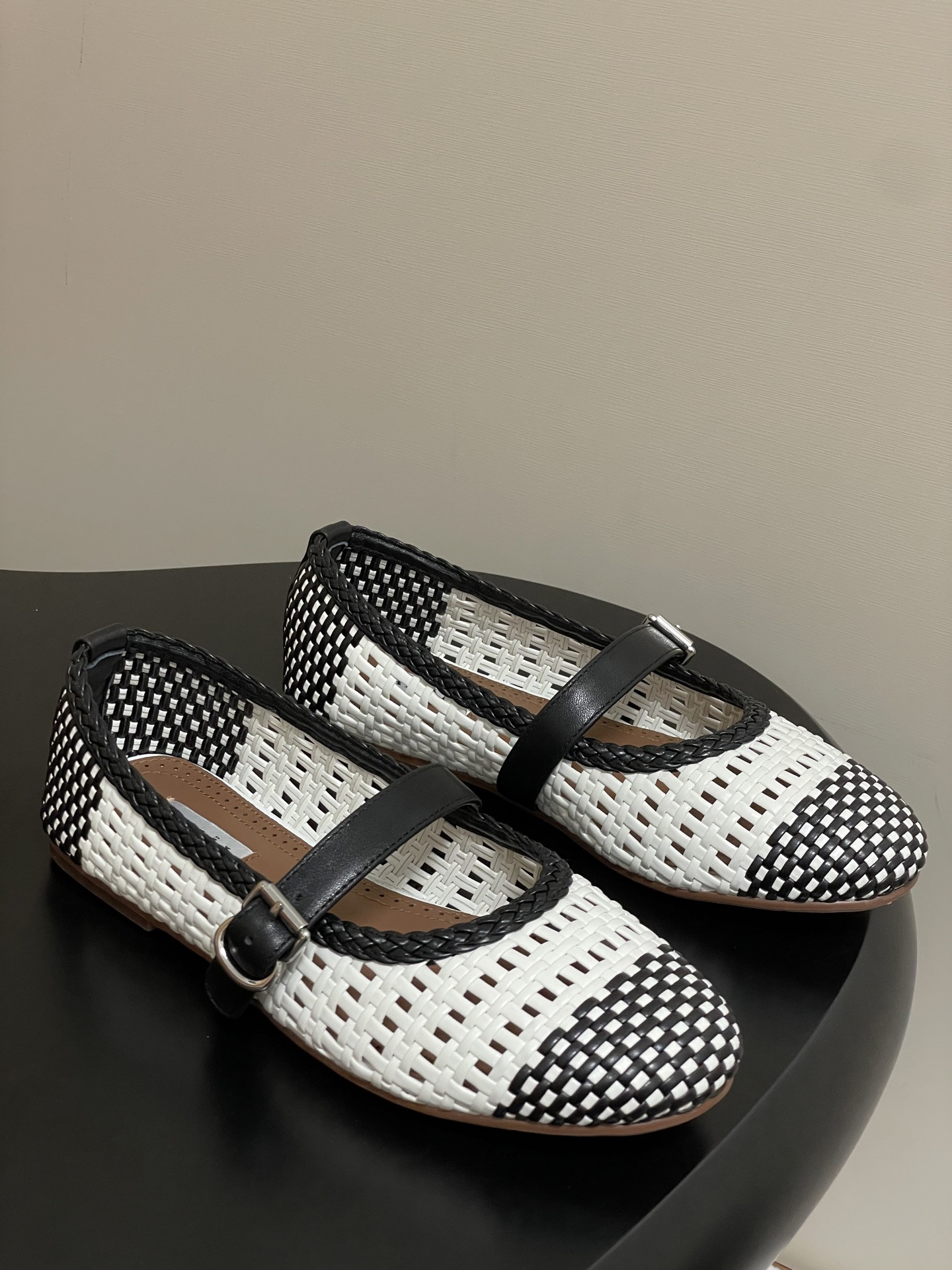 UA Alaïa Hollow Woven Mary Jane Flats(Customized Size 7-10 days production time)