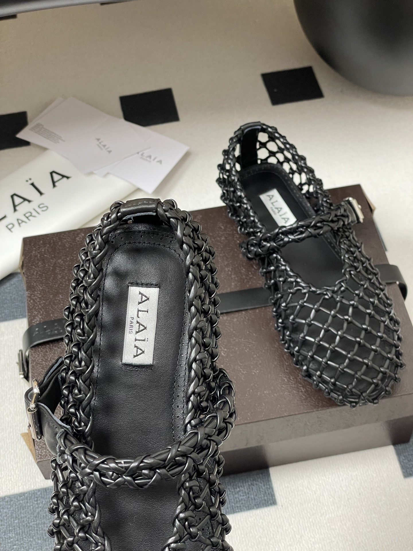 UA Alaïa BRAIDED BALLET FLATS(Customized Size 7-10 days production time)