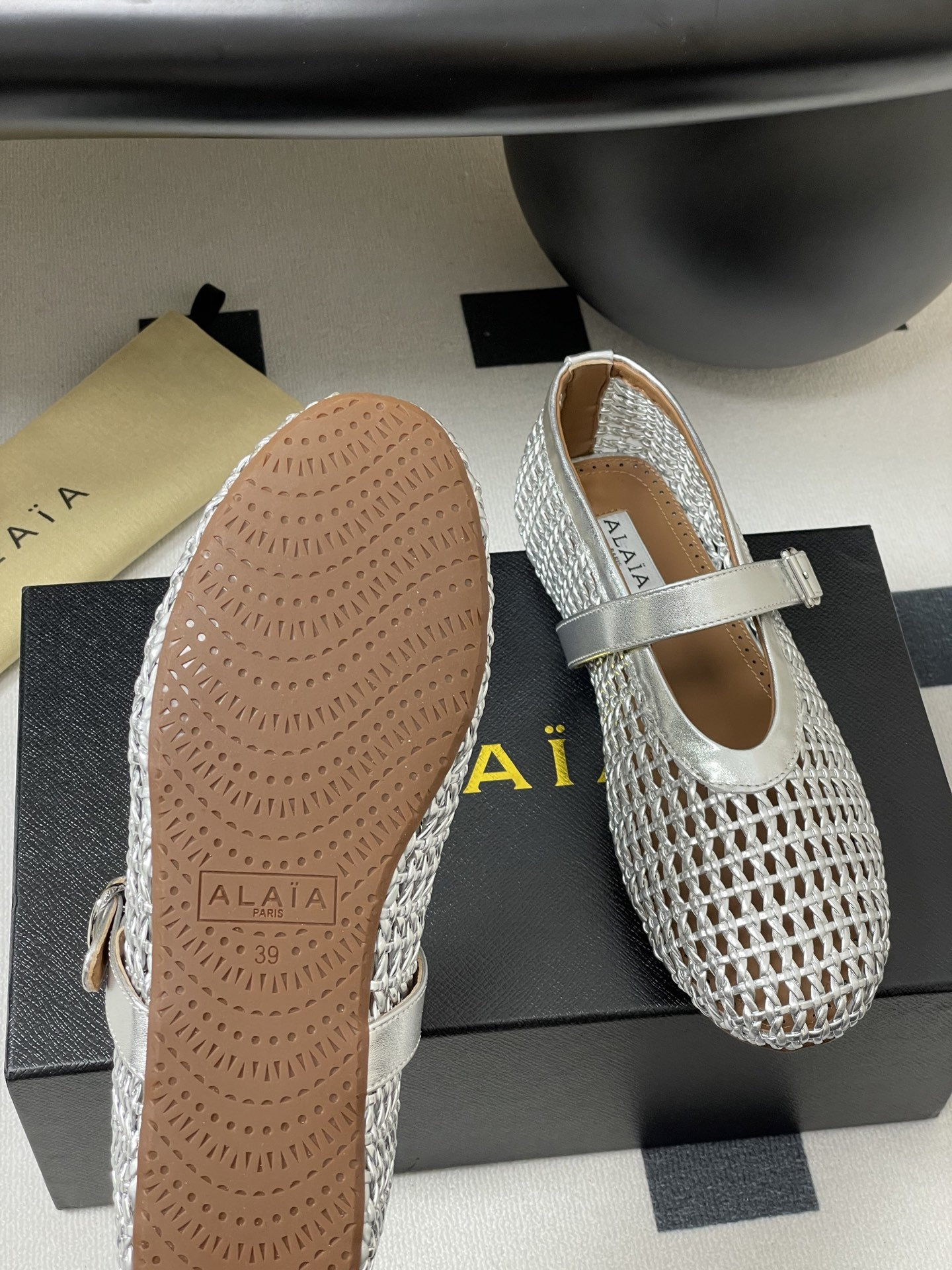 UA Alaïa BRAIDED BALLET FLATS(Customized Size 7-10 days production time)